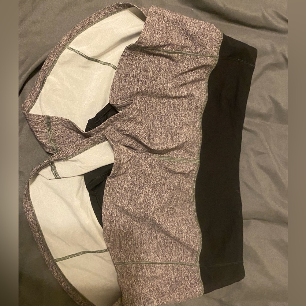 Grey low rise 2 inch lululemon speed up shorts